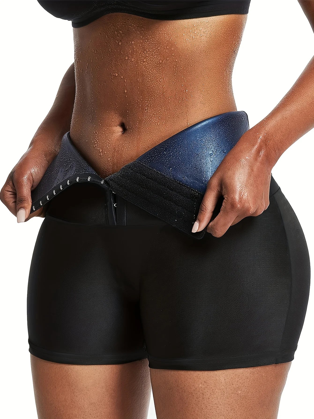 Sauna Sweat Shapewear Shorts Pants Waist Trainer For Women