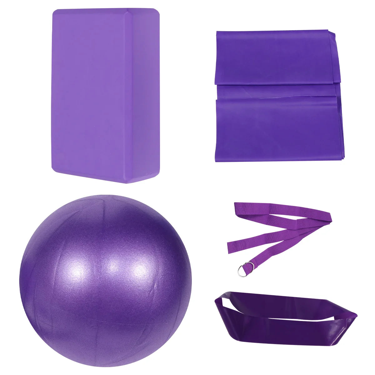 5 Pcs Elastic Bands for Fitness Sports Gym Resistance League to Exercise Exercises Yoga Home Ball