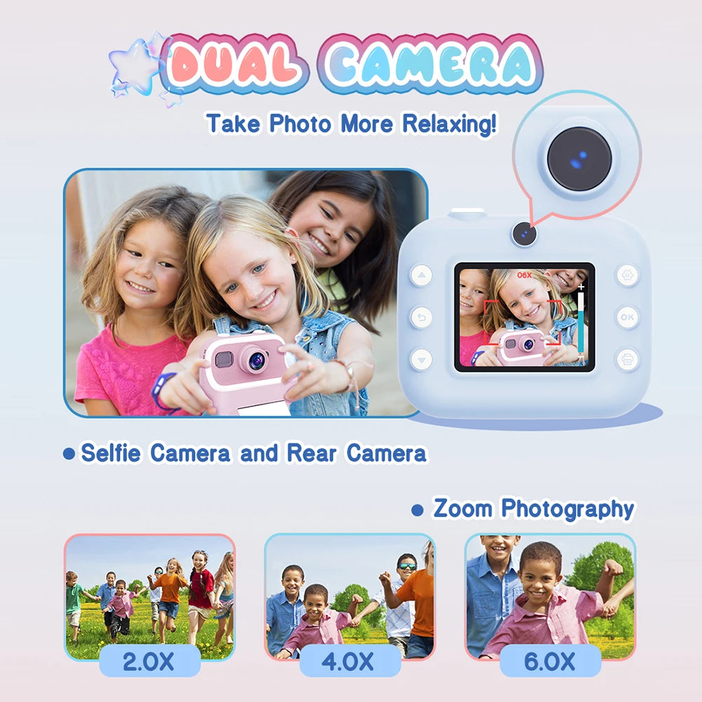 Kids Mini Instant Print Camera