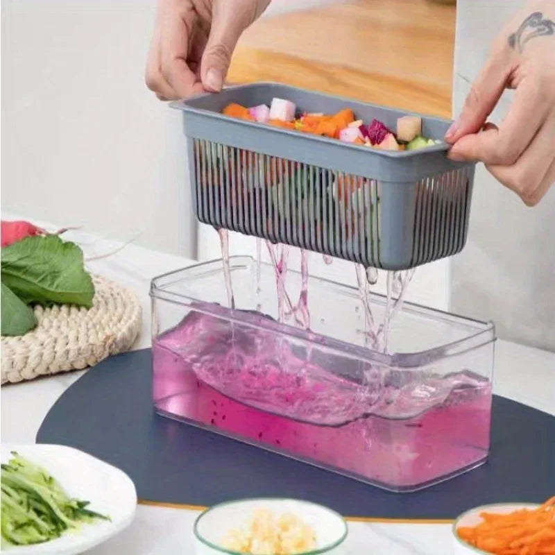 15 Piece Set of Household Multifunctional Vegetable Slicer