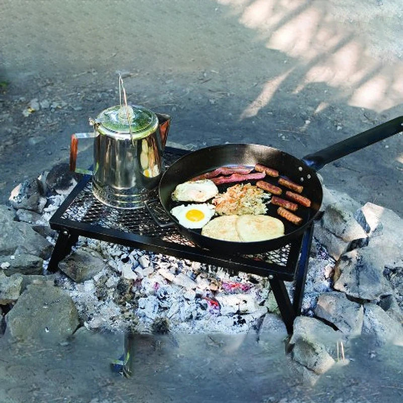 Folding Outdoor Camping BBQ Grill Portable Stand Equipment Picnic Cooking Grate Delicious Manufacturing Party Supplies