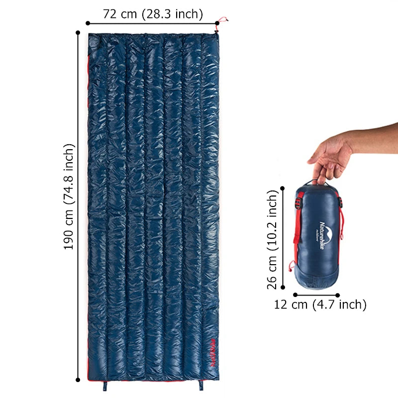 Naturehike Goose Down Sleeping Bag Ultralight Winter Waterproof