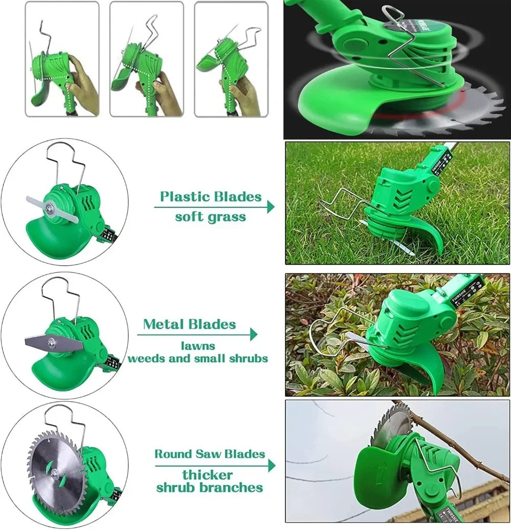 Battery Powered 24v Weed Wacker 3-in-1