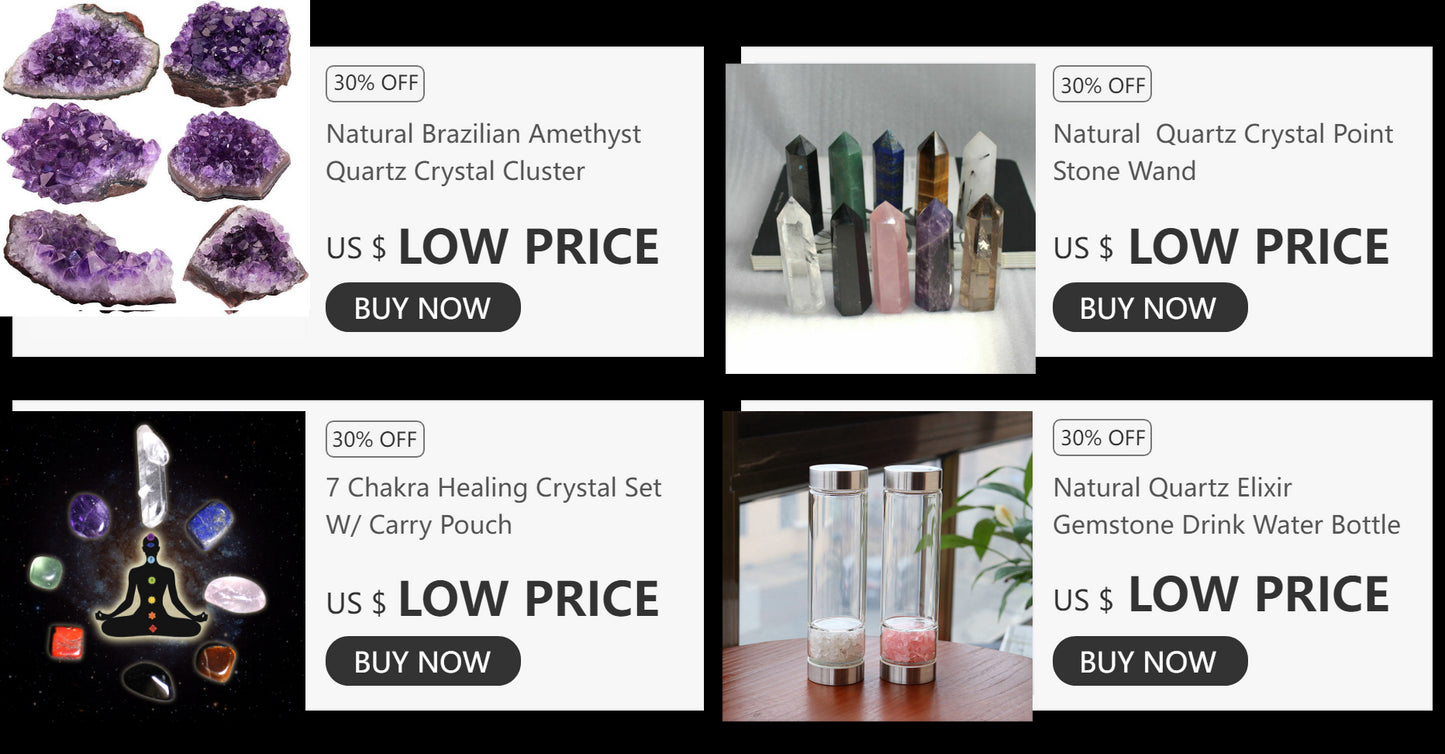10Pcs Natural Chakra Healing Crystal Polished Tumbled Stone Set
