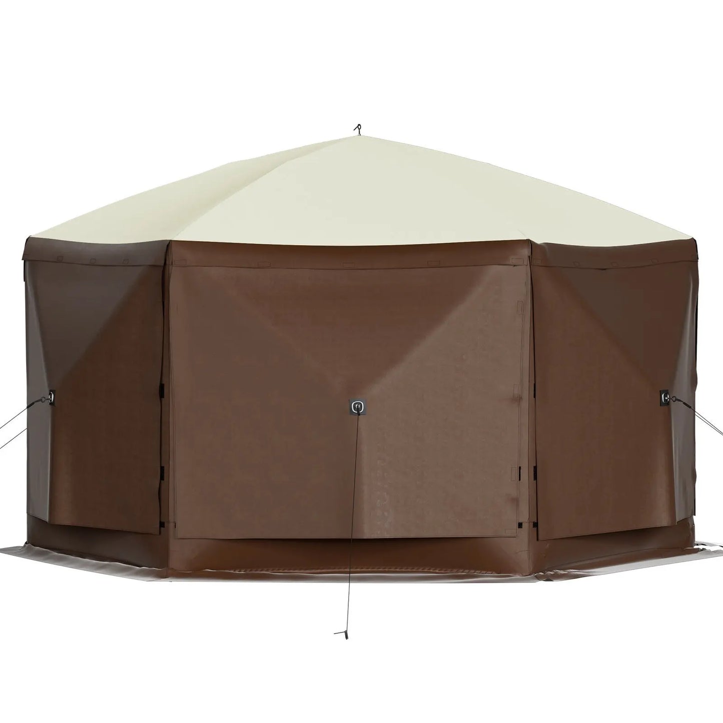 Waterproof Screen Shelter 8 Person Camping 10'x10' Gazebo Tent