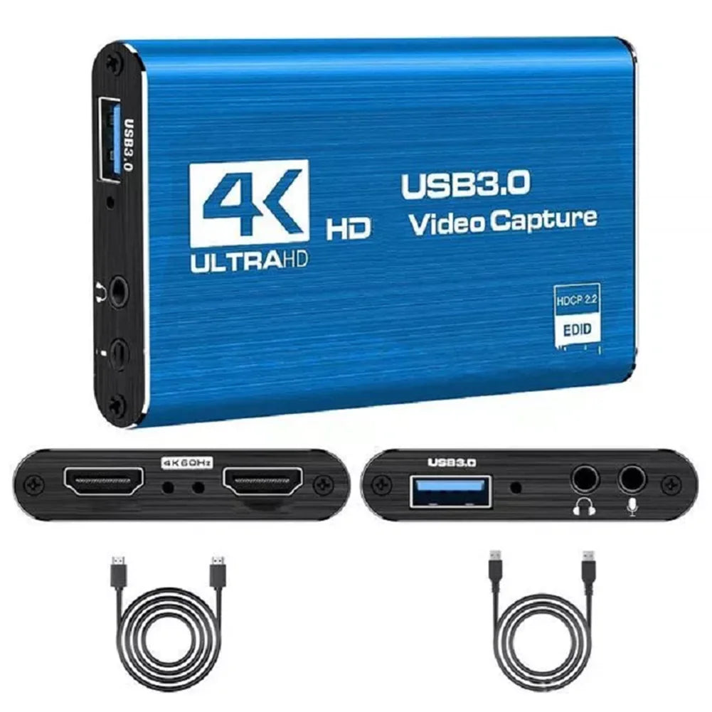 4K HDMI-Compatible USB 3.0 Video Capture Device 60FPS
