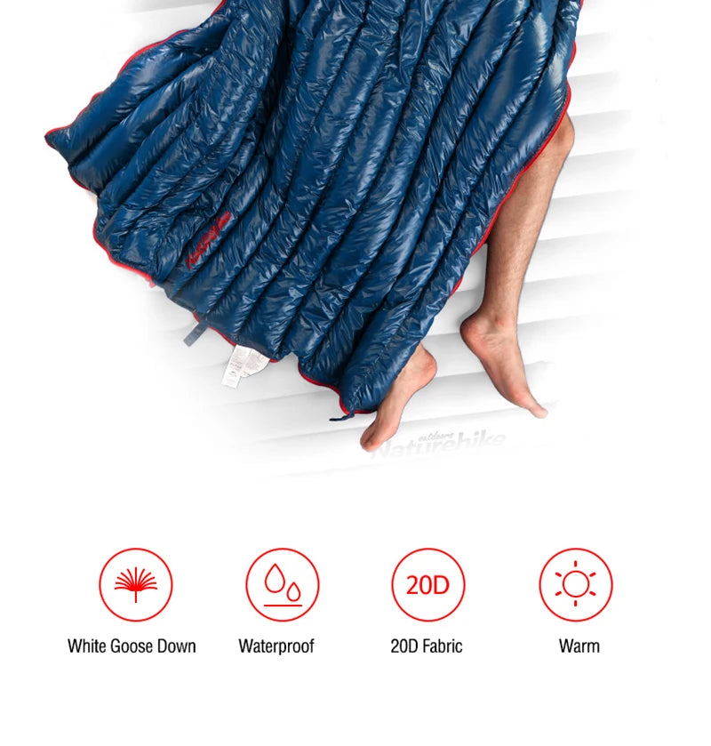 Naturehike Goose Down Sleeping Bag Ultralight Winter Waterproof