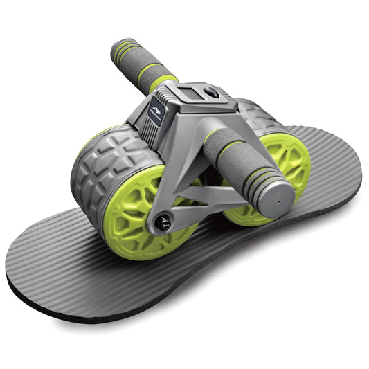 Leikefitness Ab Wheel Roller Automatic Rebound with Mat