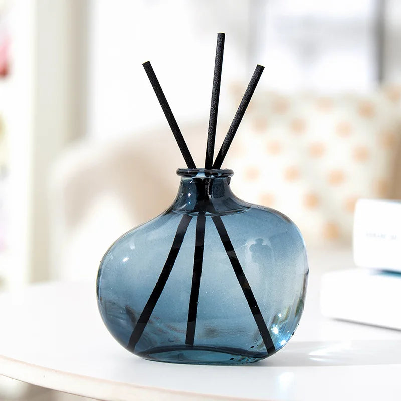 100ml aromatherapy reed diffuser set with fiber sticks and a glass bottle
