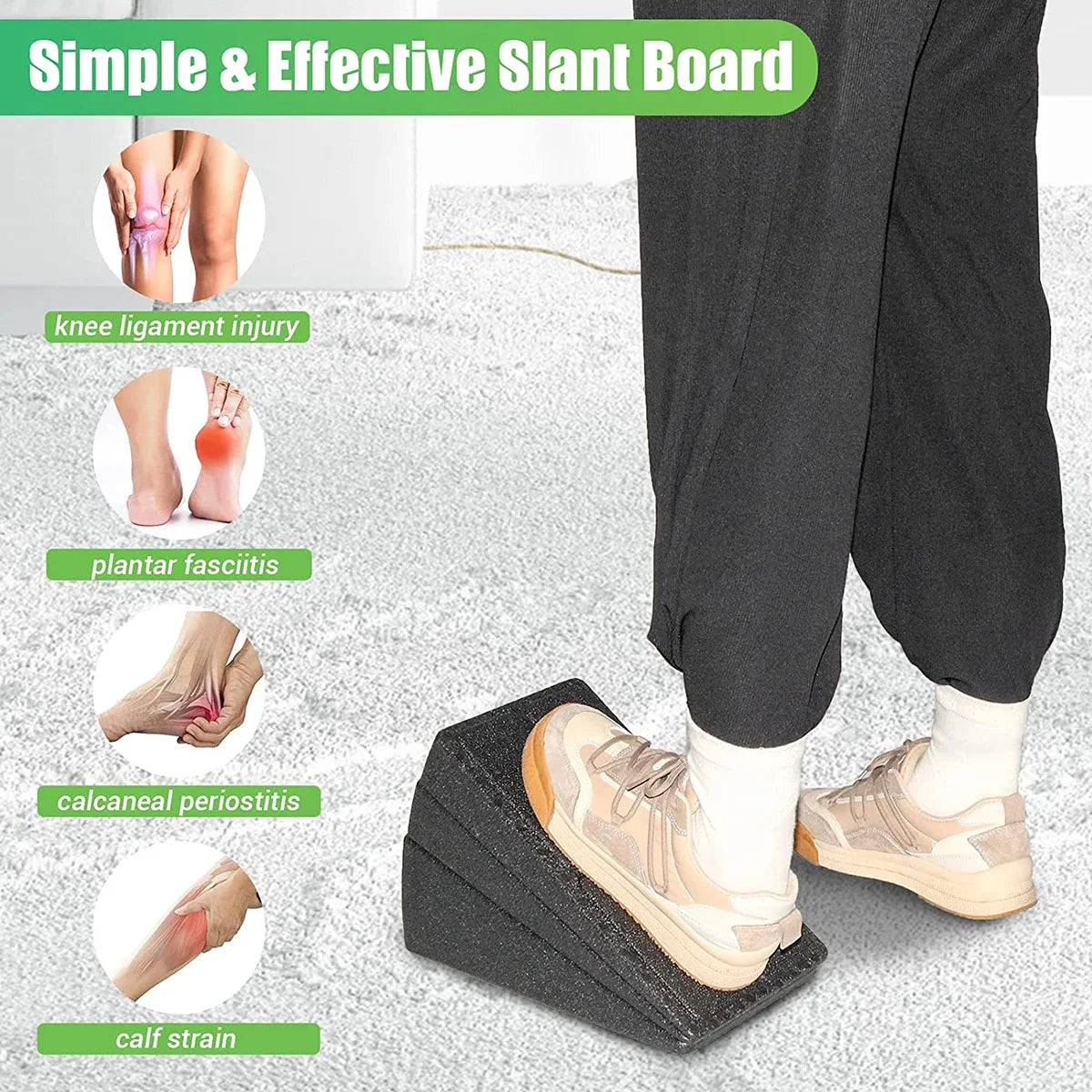 Yoga Foam Wedge Block Calf Extender Foot Stretcher