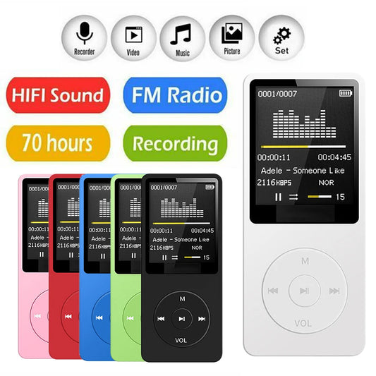 Portable MP3 Player Rechargeable Record Noise Conduction