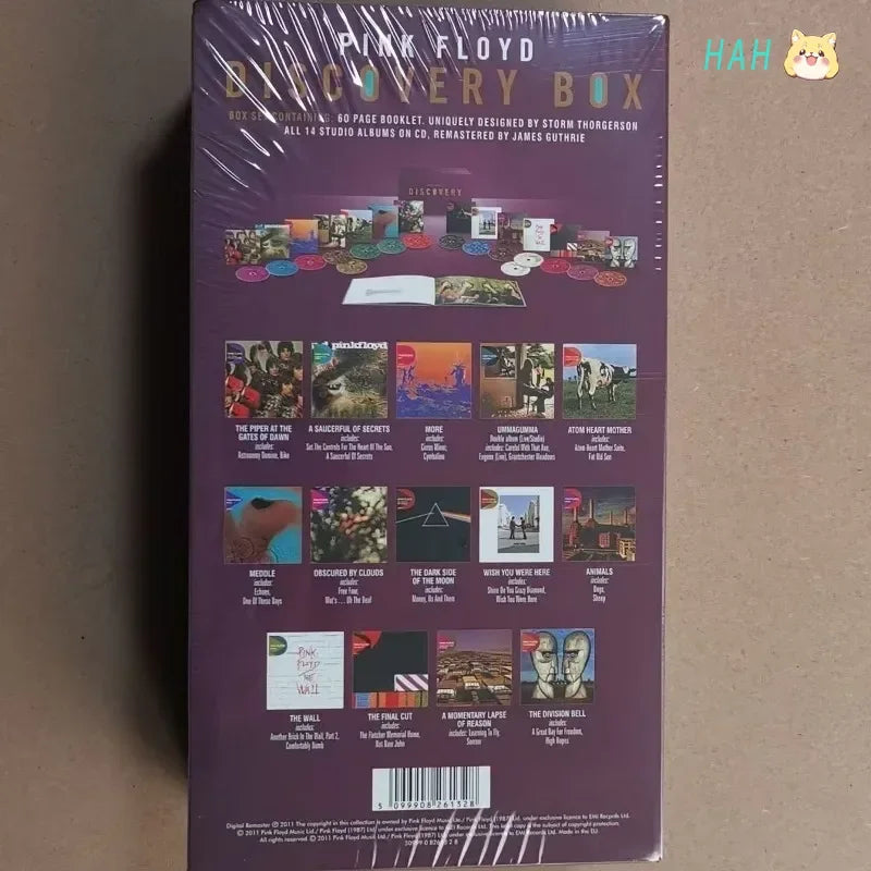 British Rock Band Album Hardcover Collection 16CD,  Disc Box Set Music Heavy Metal Rock Band CD Musica