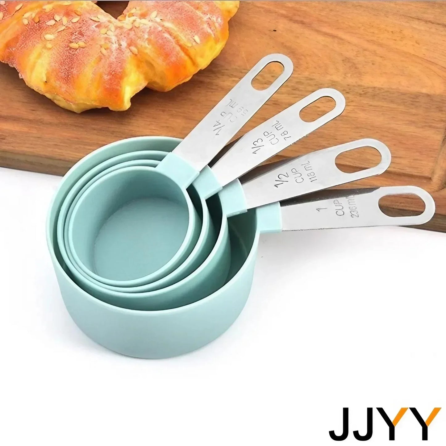 4PCS/Set Multi-Purpose Measuring Cups Stainless Steel Set