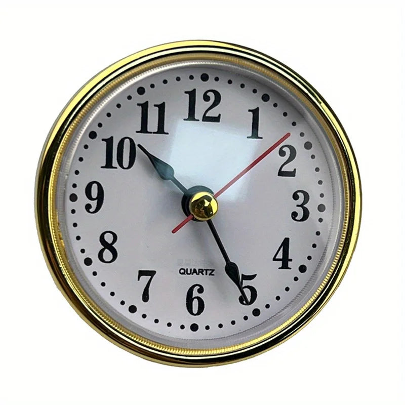 High Quality Classic Clock Craft Quartz Movement 2-1/2 Inch Round Clock Head Insert Roman Number Mayitr Little Clock