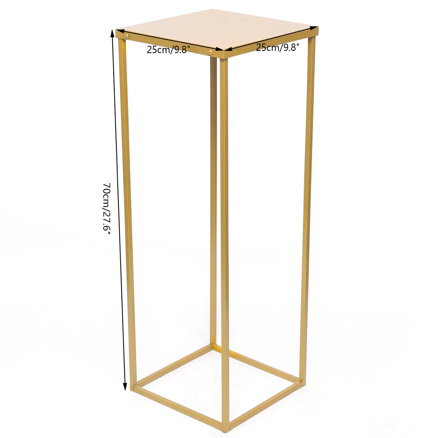 100/70CM Metal Wedding Flower Stand Floor Vase Geometric Centerpieces