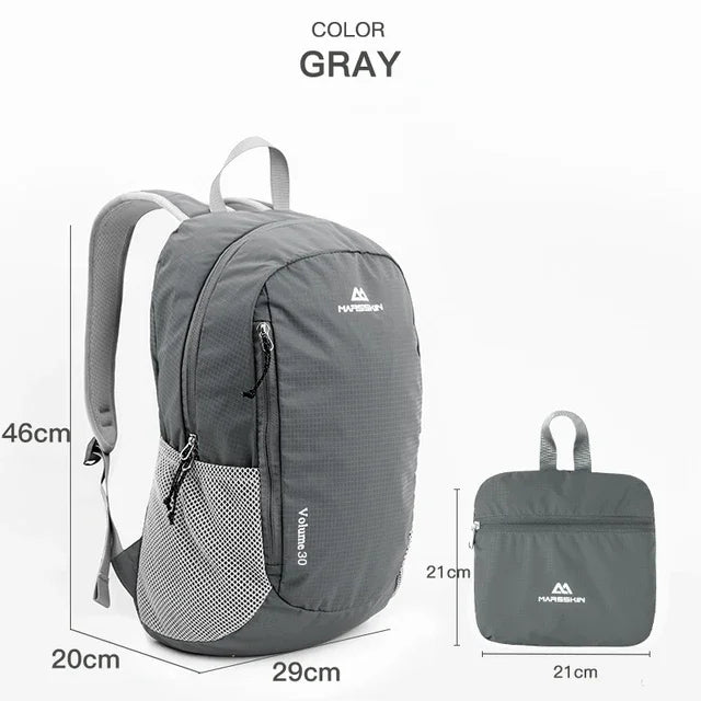 Portable Waterproof Outdoor Camping Backpack - 30L Capacity