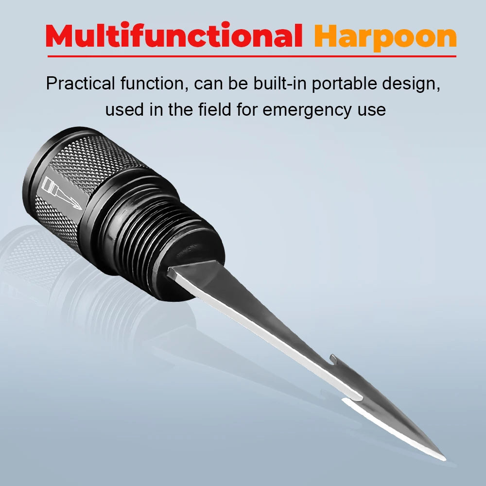 Multi Mountaineering Stick with Camouflage Backpack T-shaped Retractable Tool