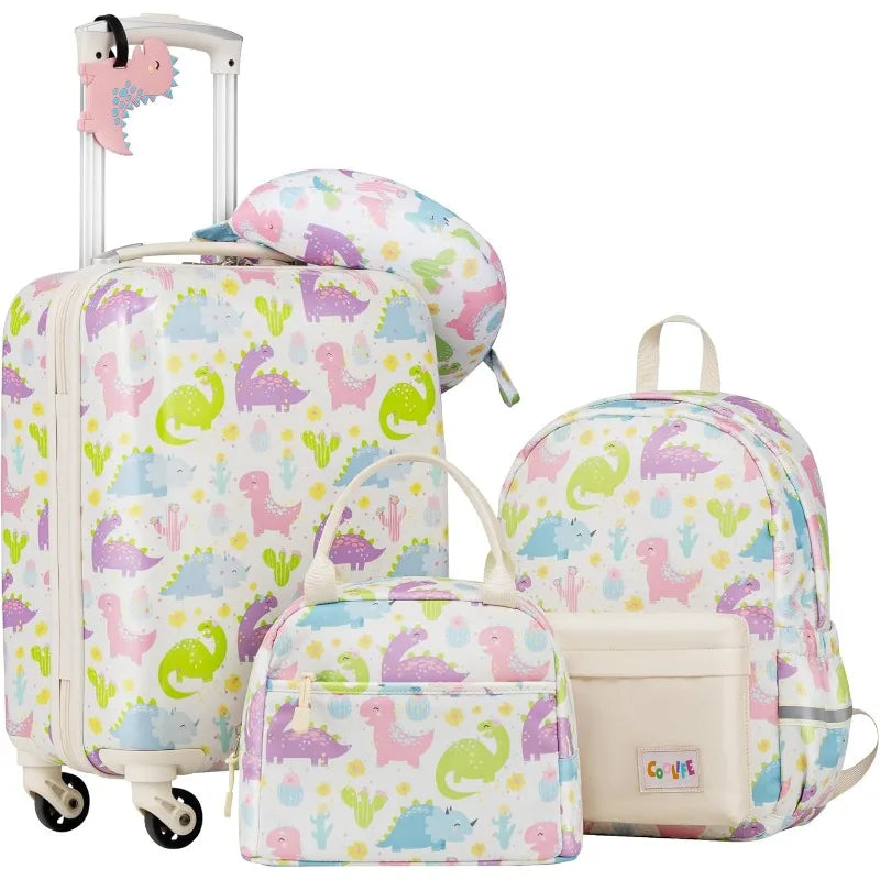 Kid’s Luggage Set 5 Piece Suitcase Set 16’’ Carry On