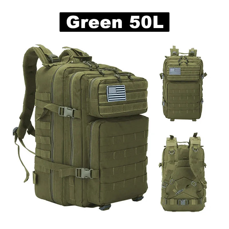 Tactical Backpack  Large Capacity Waterproof Multi-functional Bags