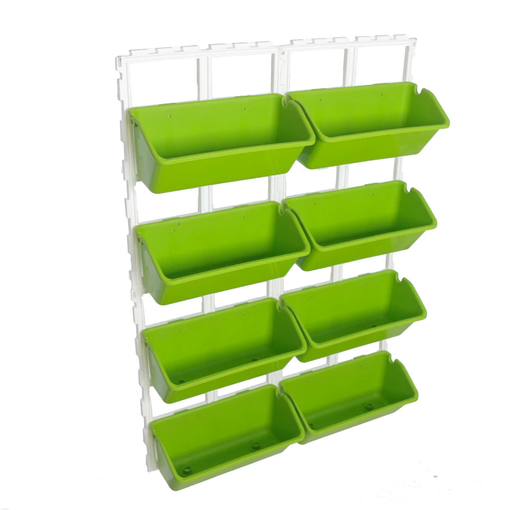 4 Tier Wall-Mounted Elevated Garden Planter Vertical Pots