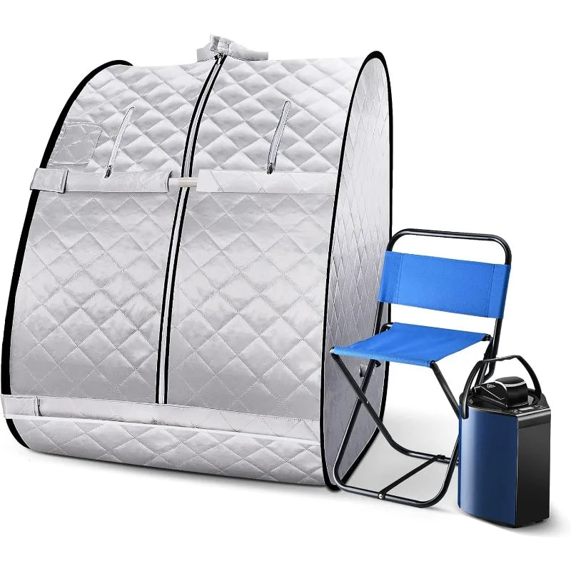 Portable Steam Sauna, 3L & 800W Steam Generator with Protection