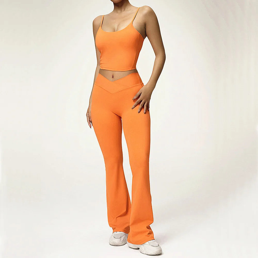 1/2PCS Loose Sweatshirt Yoga Set Gym Clothes Women Fitness