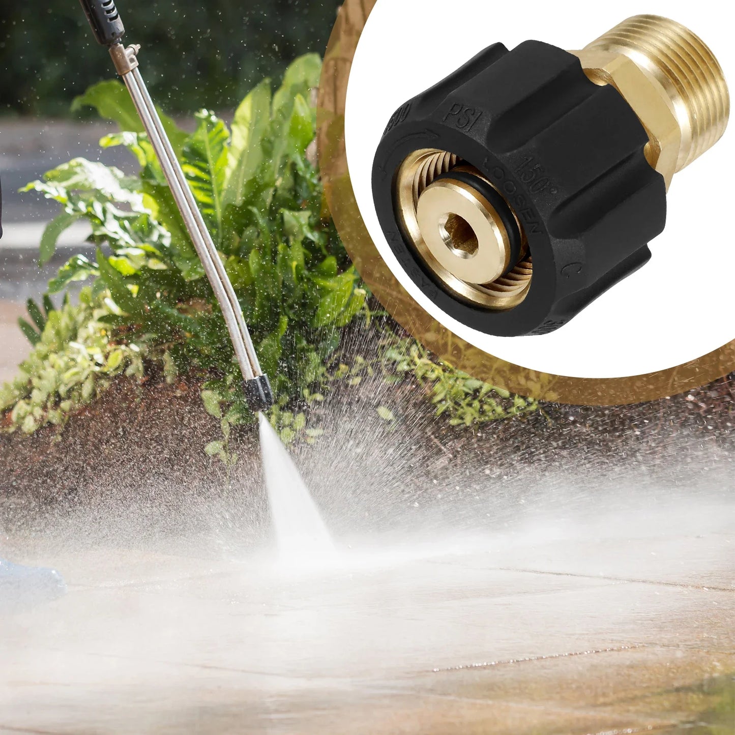 Garden Watering Hose Quick Coupling Kit Joint Leak Proof Quick Release