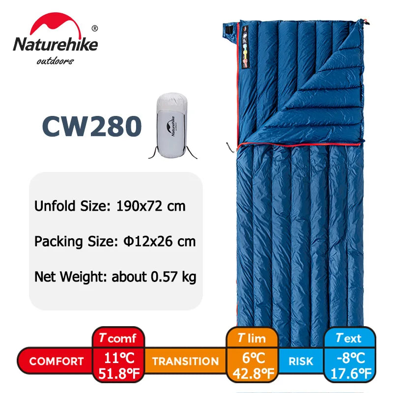 Naturehike Goose Down Sleeping Bag Ultralight Winter Waterproof