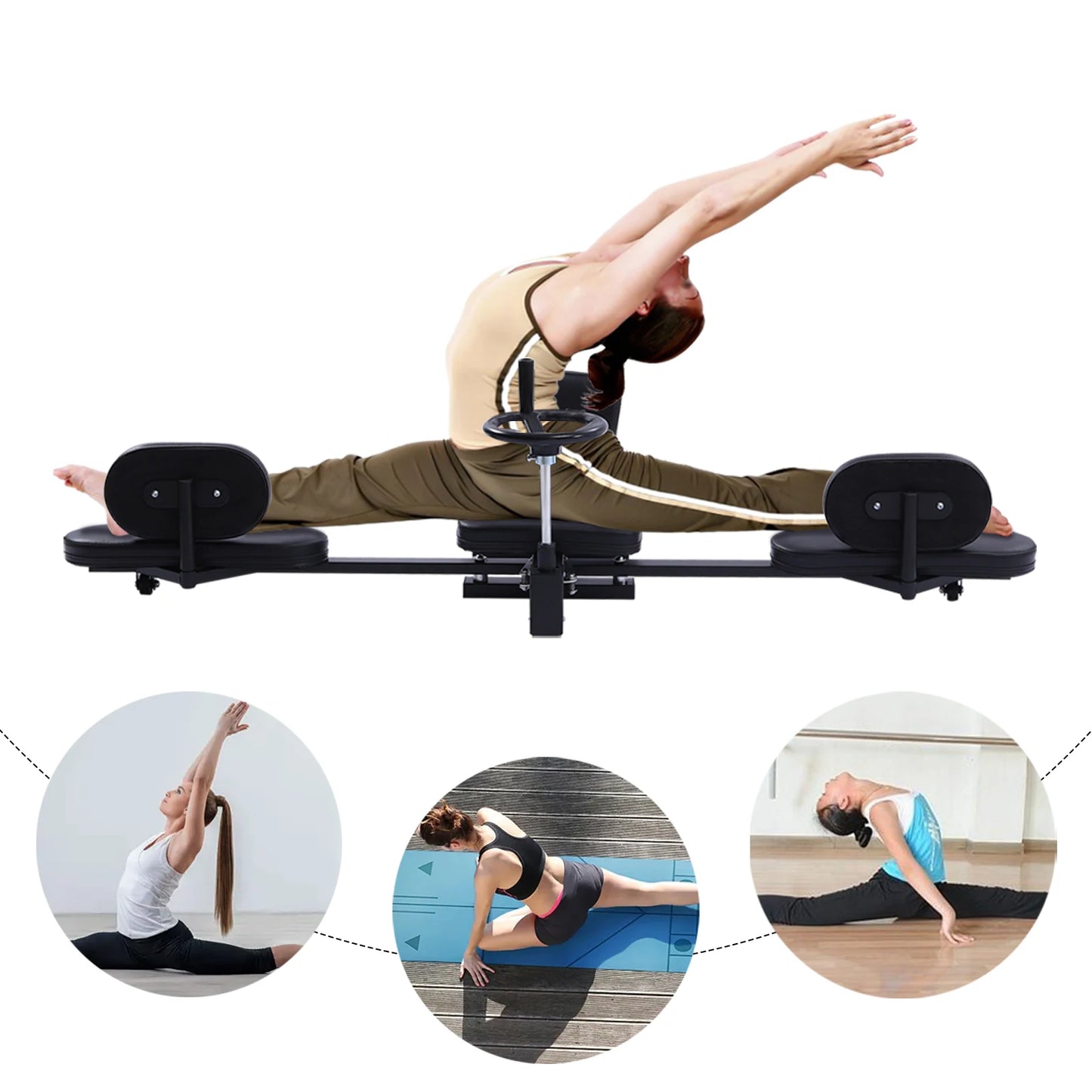 Leg Stretcher Fitness Training Equipment for Ballet Yoga Home Gym