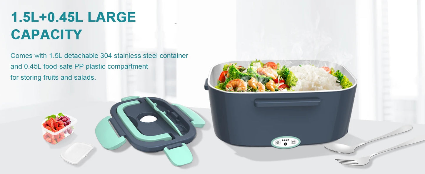 Buddew Electric Lunch Box 80W Food Heater for Adults