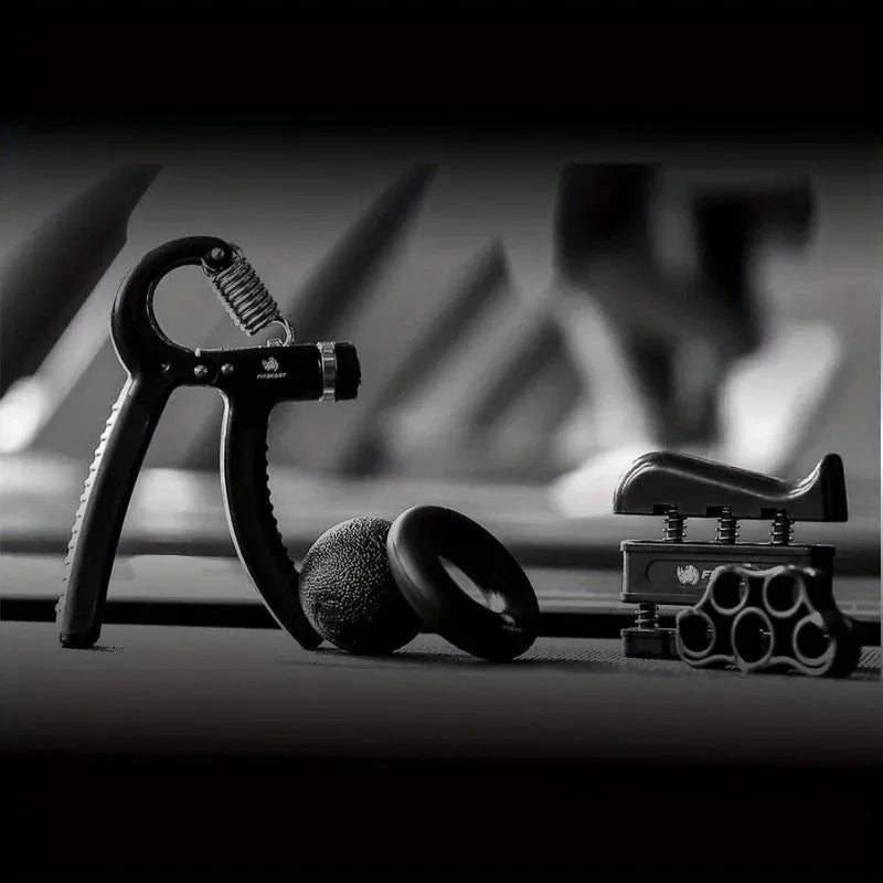 Grip Strengthener - 5 Piece Kit with Adjustable Resistance
