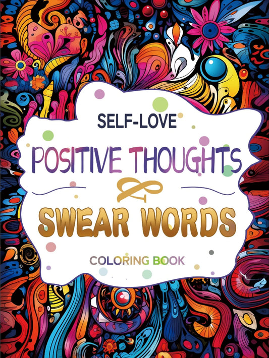 1pc Positive Thoughts Art Coloring Book Gift For Holidays