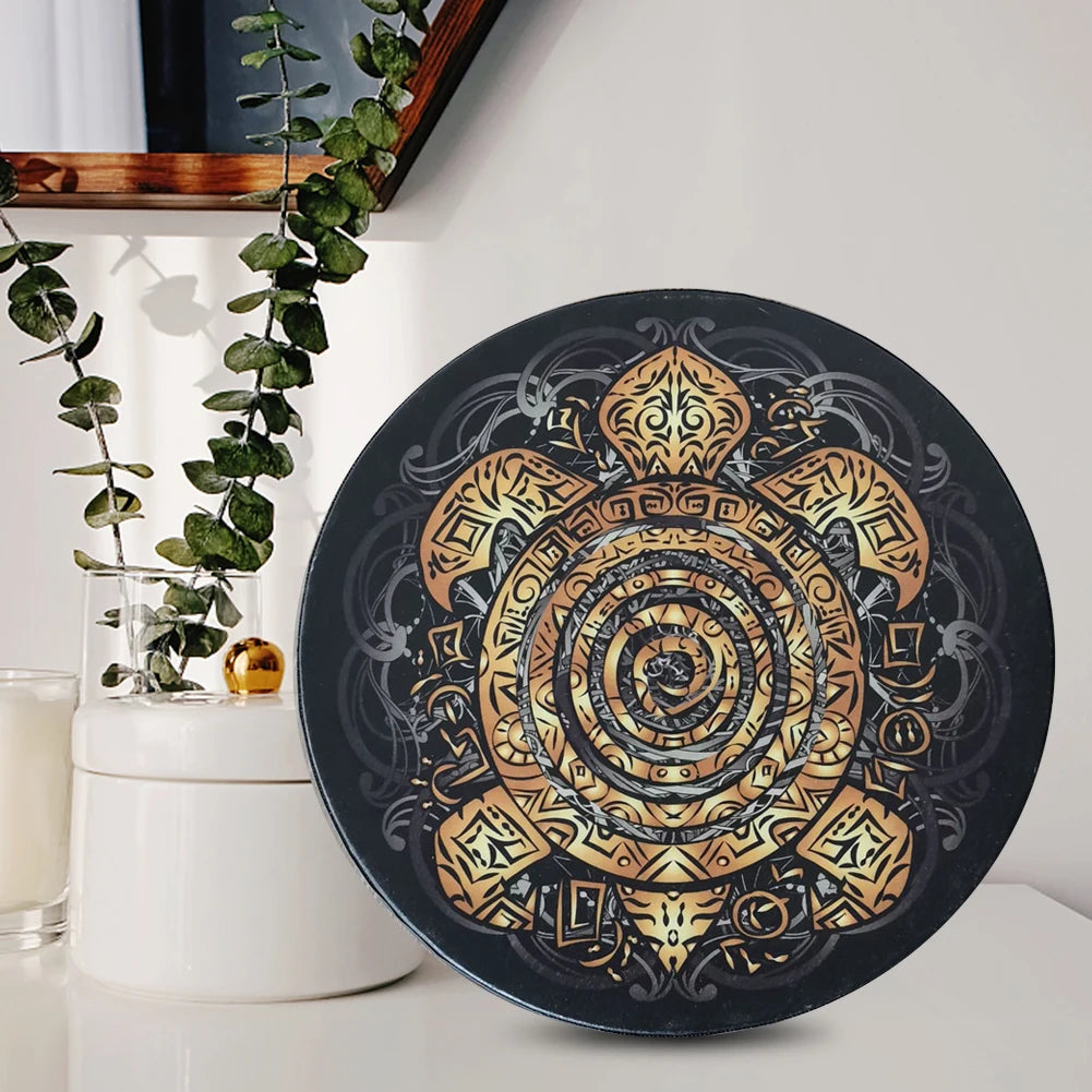 Handmade Fashion Alchemical Moon Drum  Sound Healing Tool for Spiritual Music Meditation