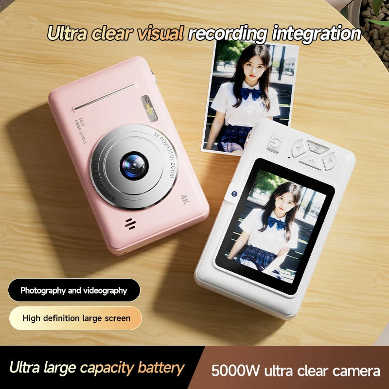 4K Retro CCD Portable Digital Camera
