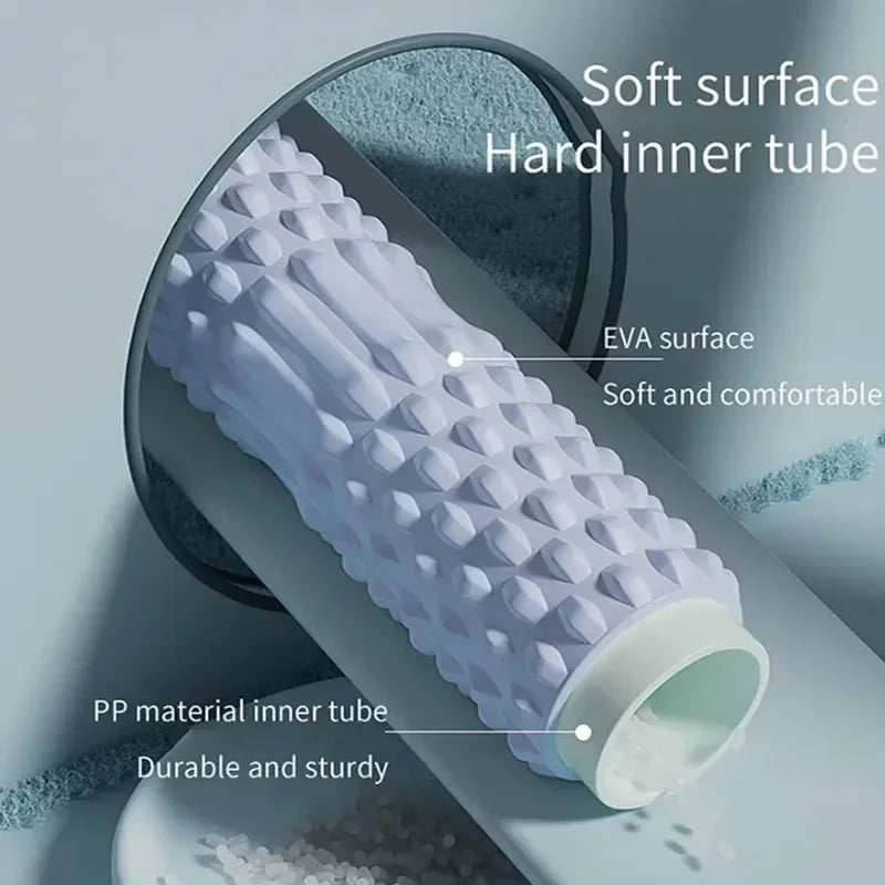 Foam Roller Yoga for Massage, Fitness, Deep Tissue Whole Body Pain Relief