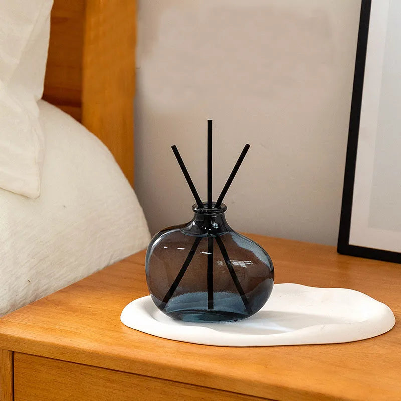 100ml aromatherapy reed diffuser set with fiber sticks and a glass bottle