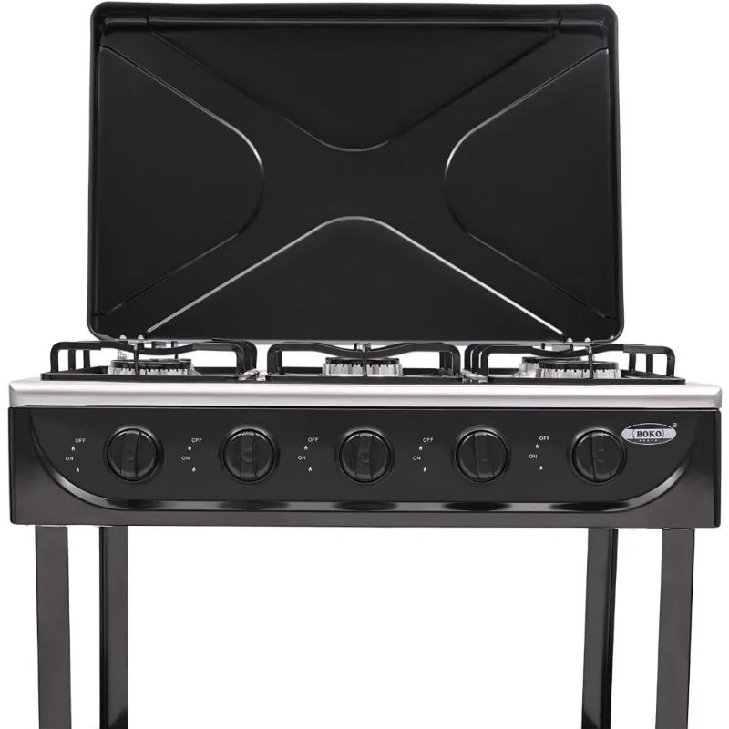 Natural Gas Stove Outdoor 5-Burner Portable Gas Stove