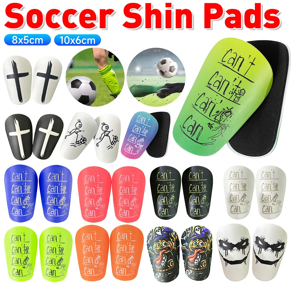 1Pair Soccer Shin Pad Shock Absorber Football Shin Guards Mini Shin Guard Soccer Training Leg Protector for Kids