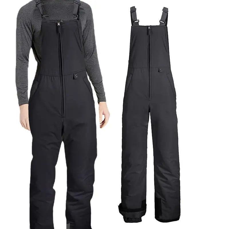 Insulated Ski Pants Overalls Ripstop  For Men & Women S-4XL
