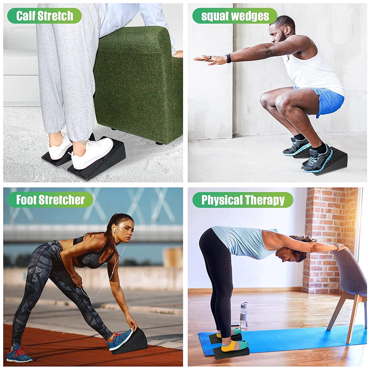 Yoga Foam Wedge Block Calf Extender Foot Stretcher