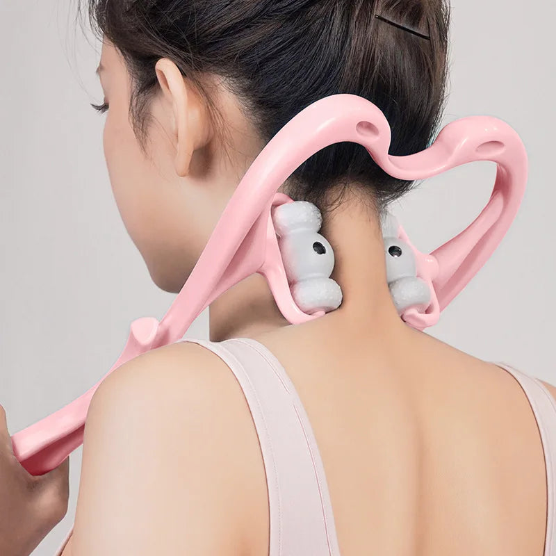 Neck Massager Pain Relief Deep Tissue 360 Degree Neckbud