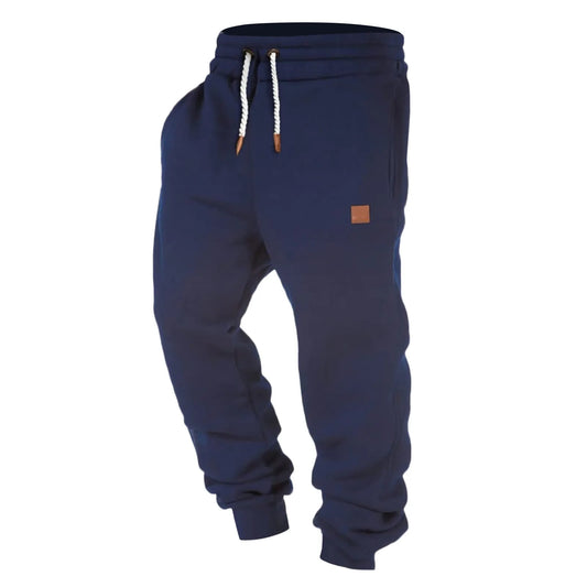Men's Outdoor Jogger  Pants Drawstring Baggy Sweatpants Black