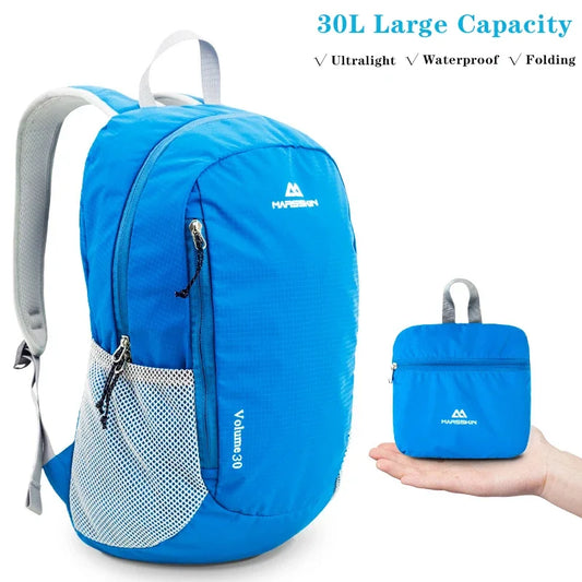 Portable Waterproof Outdoor Camping Backpack - 30L Capacity