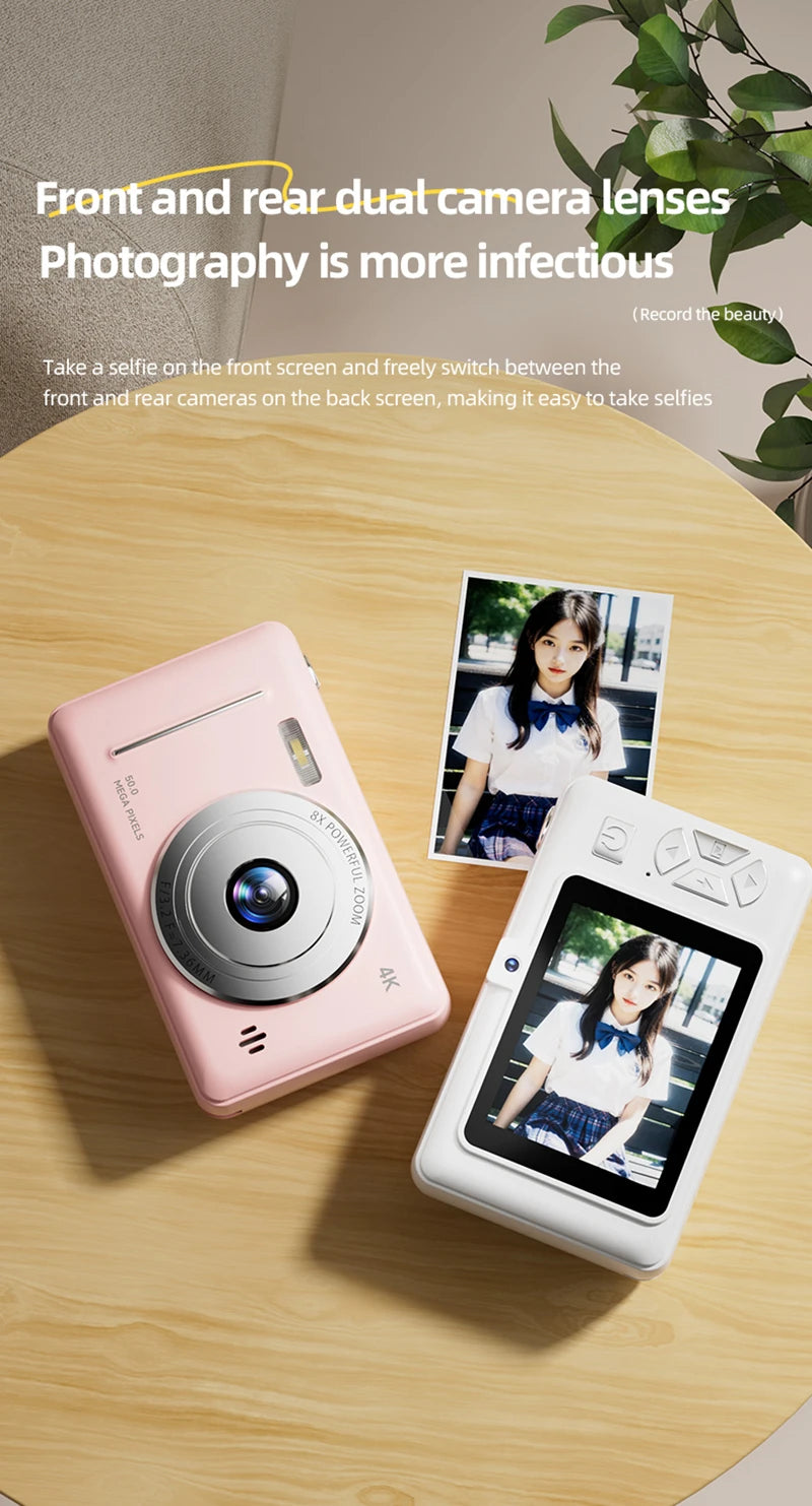 4K Retro CCD Portable Digital Camera