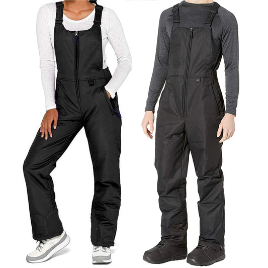 Insulated Ski Pants Overalls Ripstop  For Men & Women S-4XL