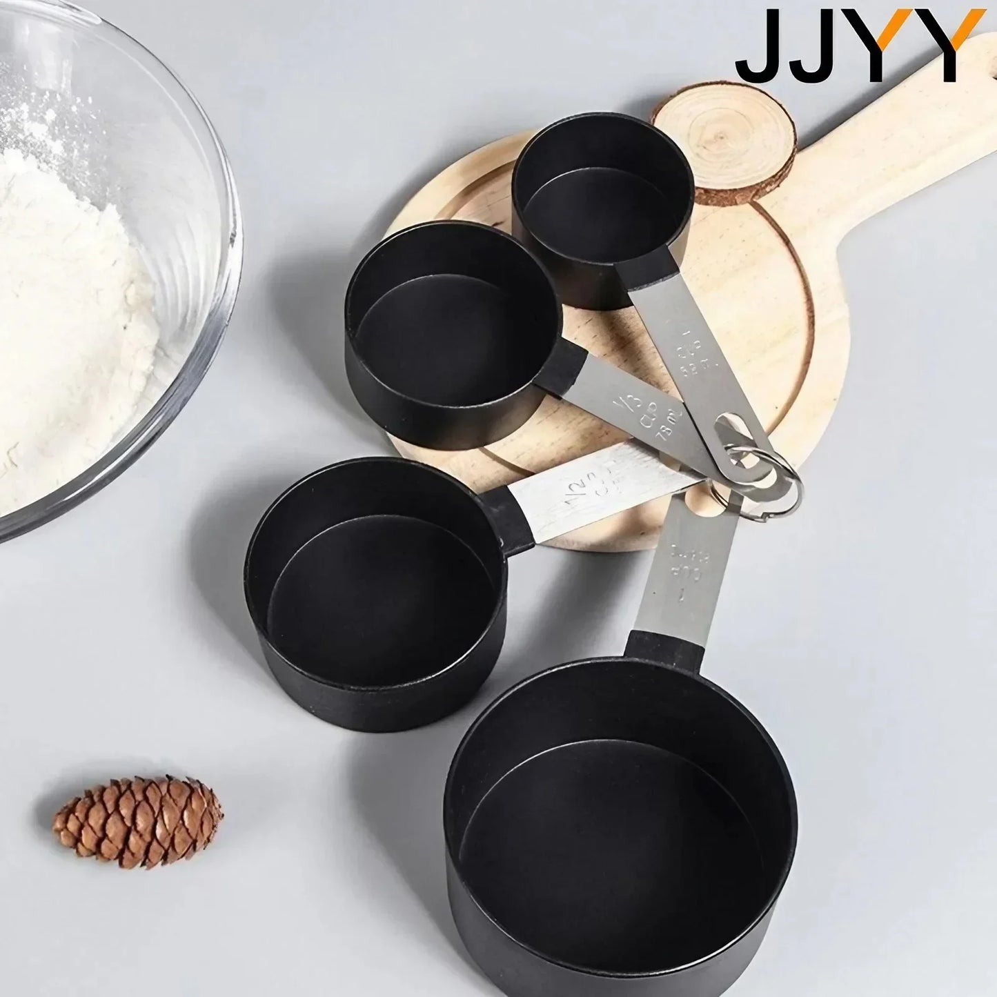 4PCS/Set Multi-Purpose Measuring Cups Stainless Steel Set