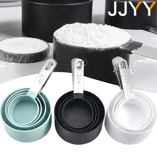 4PCS/Set Multi-Purpose Measuring Cups Stainless Steel Set