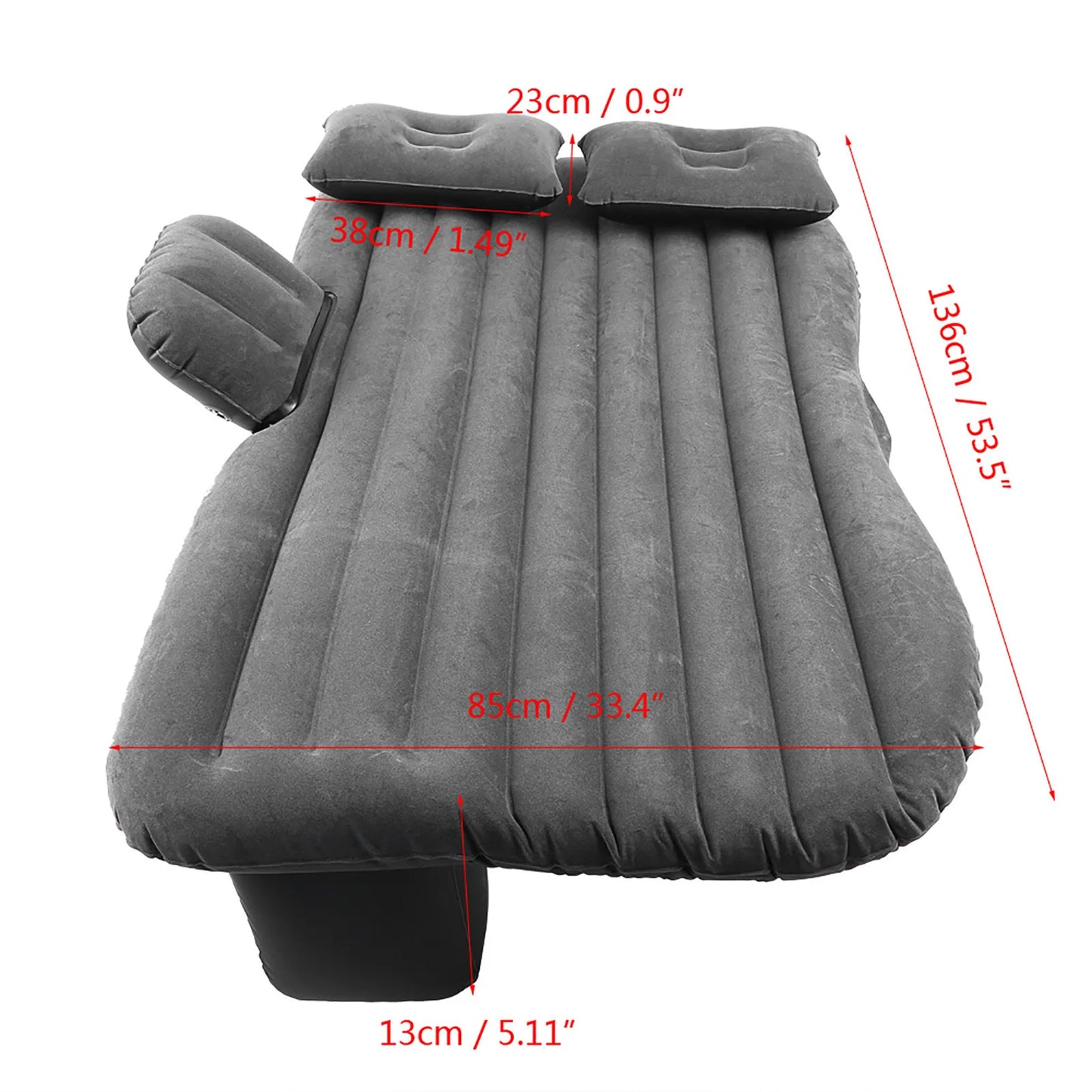 Car Inflatable Bed Back Seat Mattress Airbed for Travel