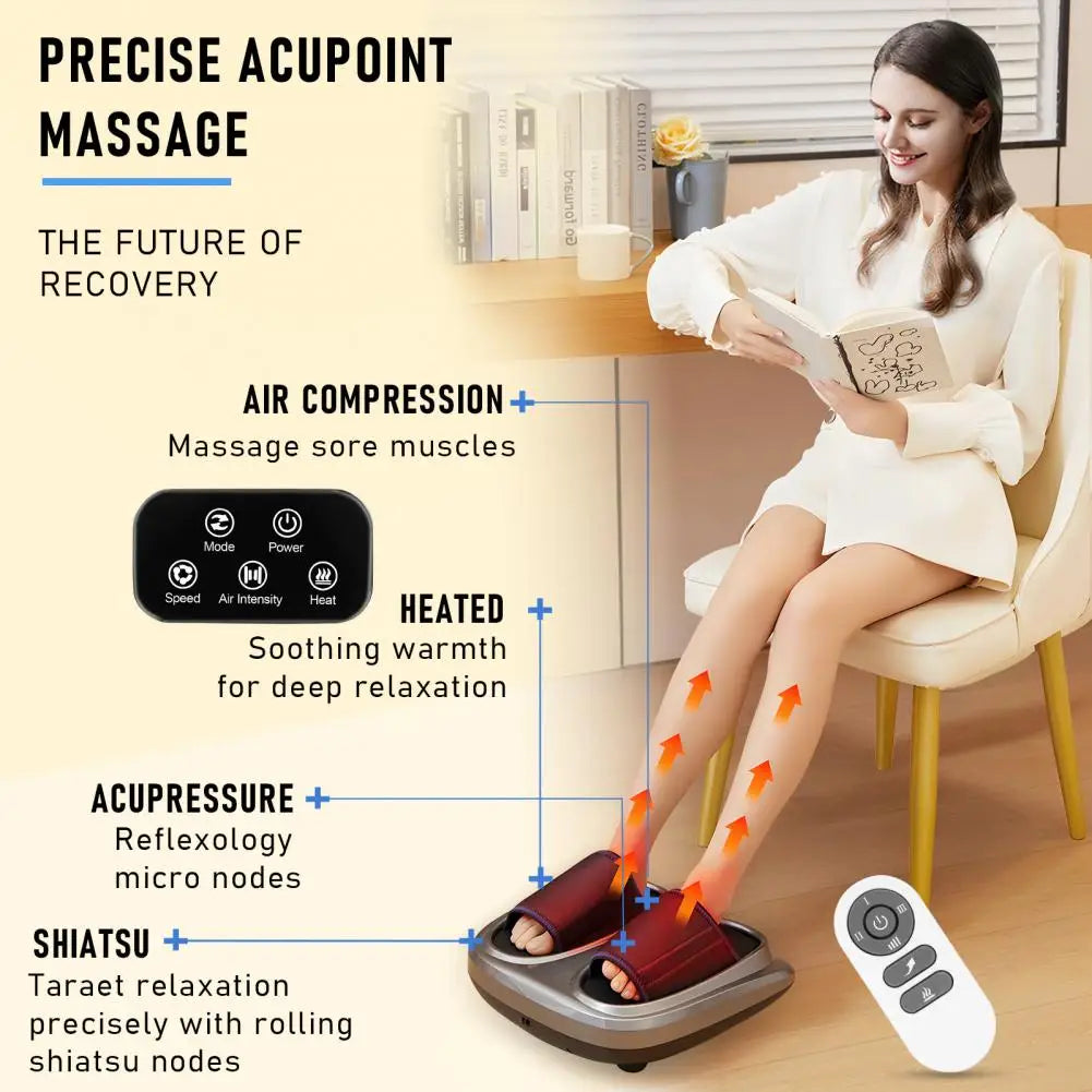 Thermal Heating Foot Massager with Air Compression