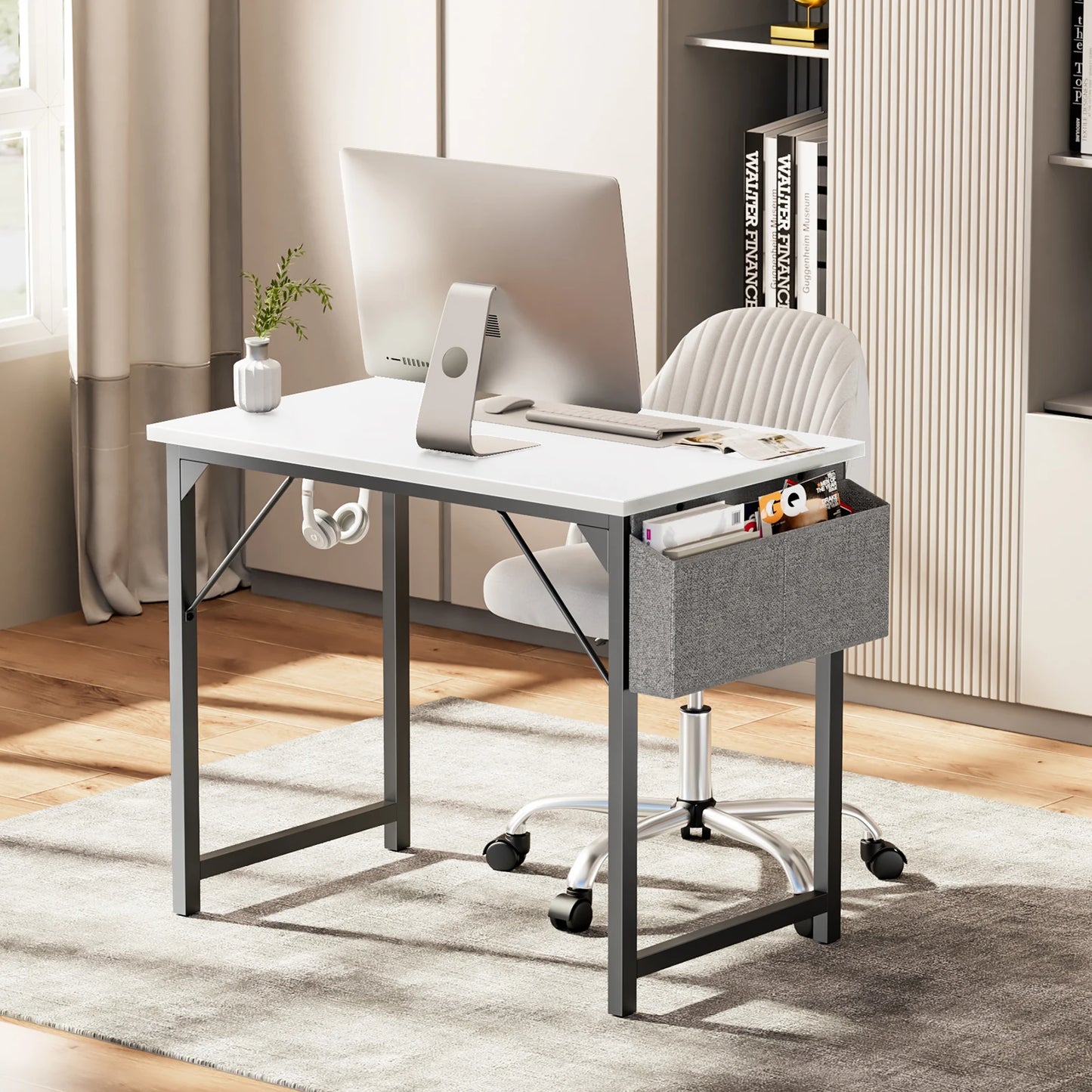 JHK Computer Desk Writing Study Office Gaming Table Compact